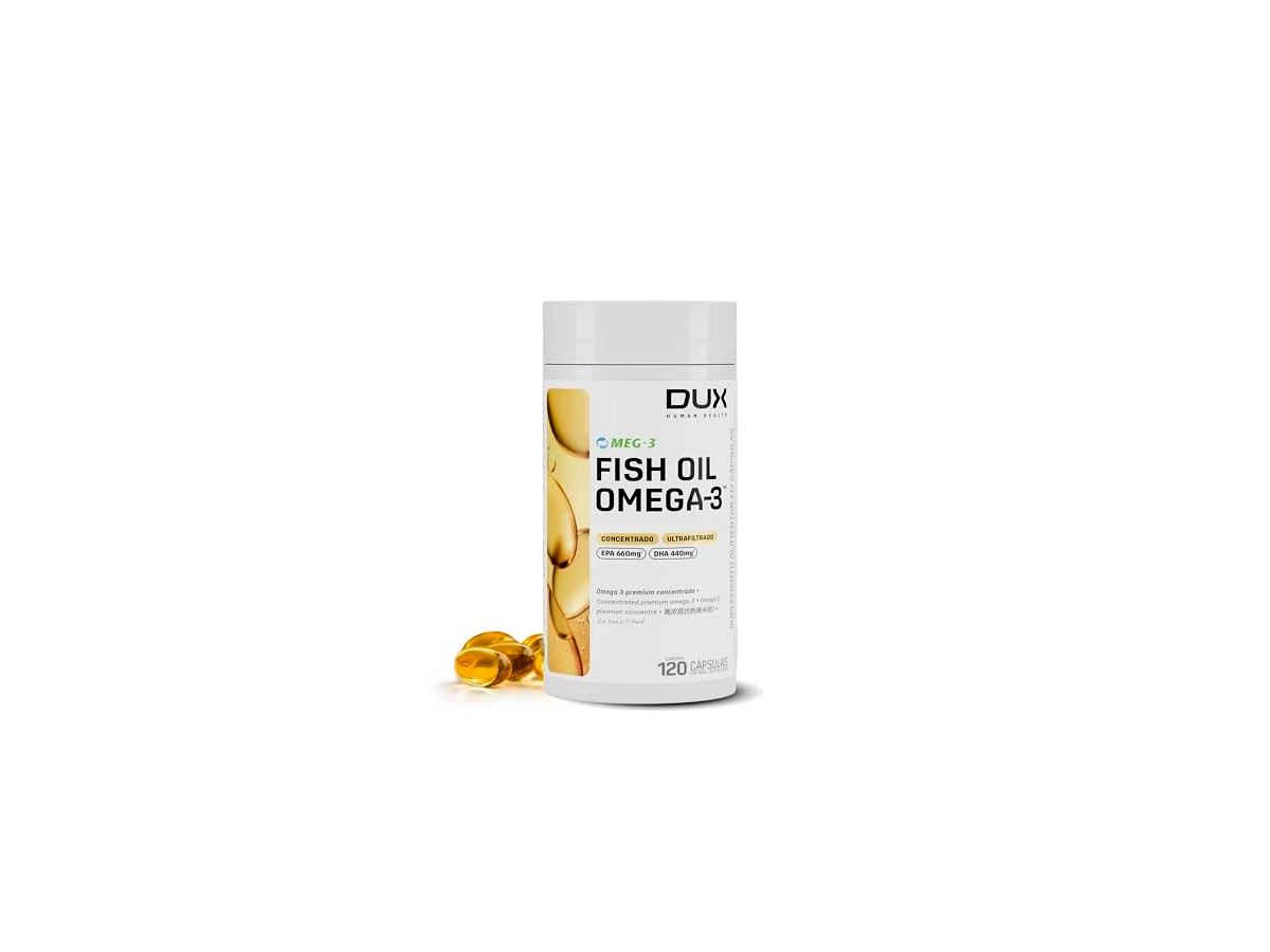 Revisão Fish Oil Ômega-3 (120 caps), Único, Dux Human Health: pureza internacional voltada ao suporte esportivo