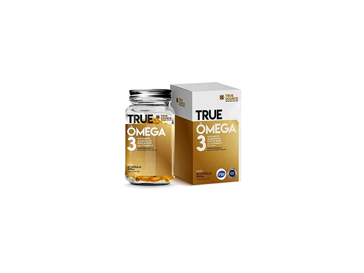 Revisão True Ômega 3 1000mg (60 caps) - Único, True Source: alta potência para uso ininterrupto