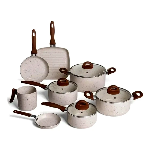 Revisão Jogo de Panelas Brinox Cerâmica 8 Peças Ceramic Life Smart Plus: versatilidade para refeições variadas, mas atenção ao fogo alto