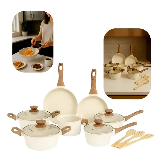 Revisão Jogo de Panelas Mimo Style Cerâmica 10 Peças Cook: um kit de entrada que exige paciência na manutenção diária