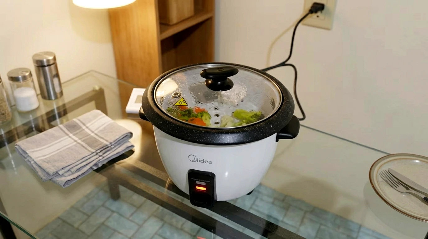 teste Panela Elétrica de Arroz Midea 7 Xícaras