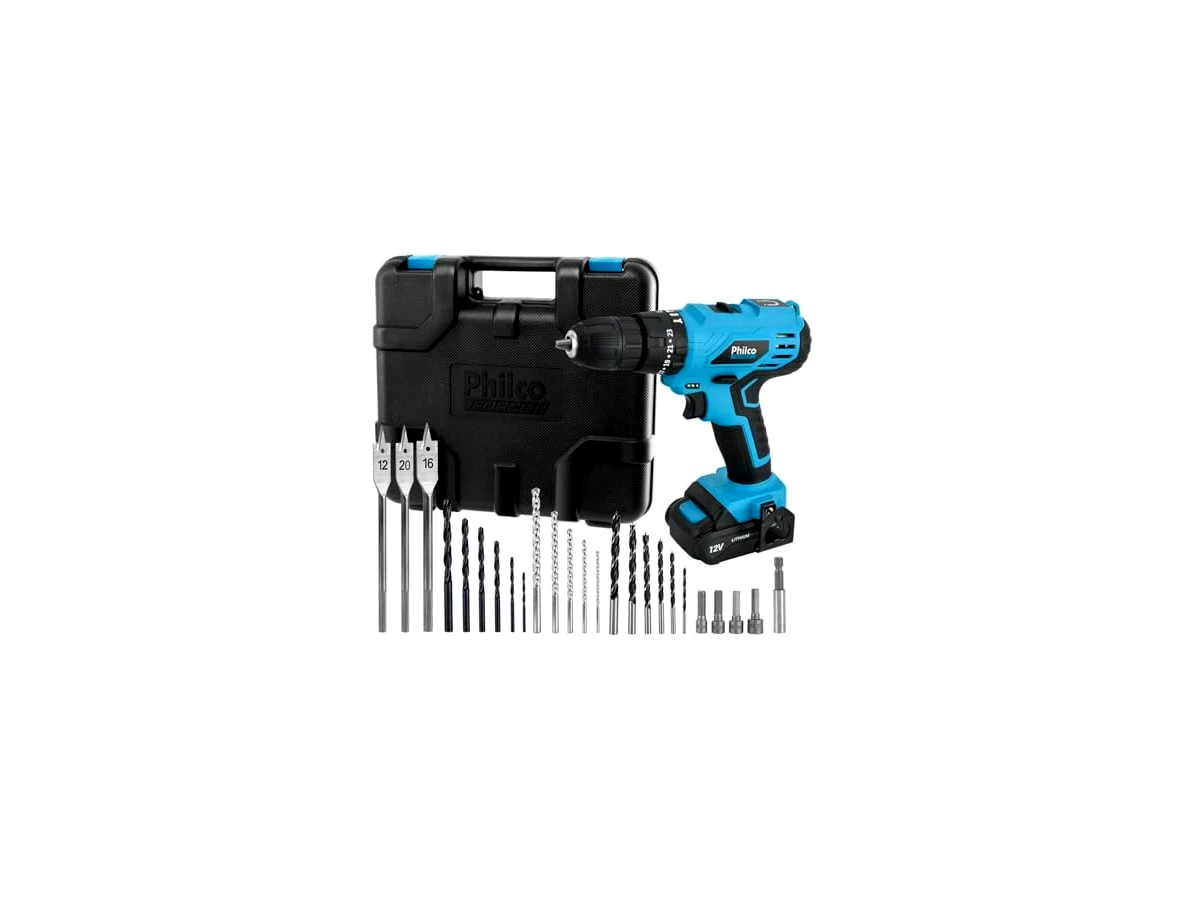 Revisão Parafusadeira e Furadeira a Bateria Philco Force PPF01M 12V: a aliada ultraleve para pequenos reparos