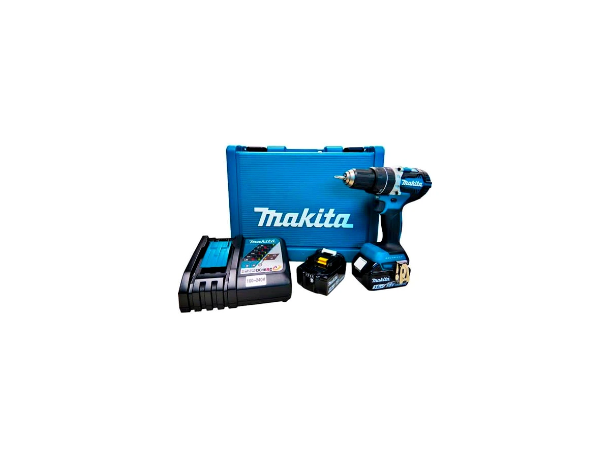 Revisão Parafusadeira e Furadeira de Impacto 18V LXT Brushless Makita DHP484RFE: precisão premium e autonomia blindada