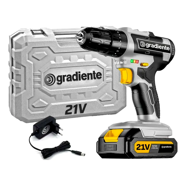 Revisão Parafusadeira Furadeira de Impacto Gradiente 3/8" GPB21VW: Força bruta com um raro mandril de metal na categoria