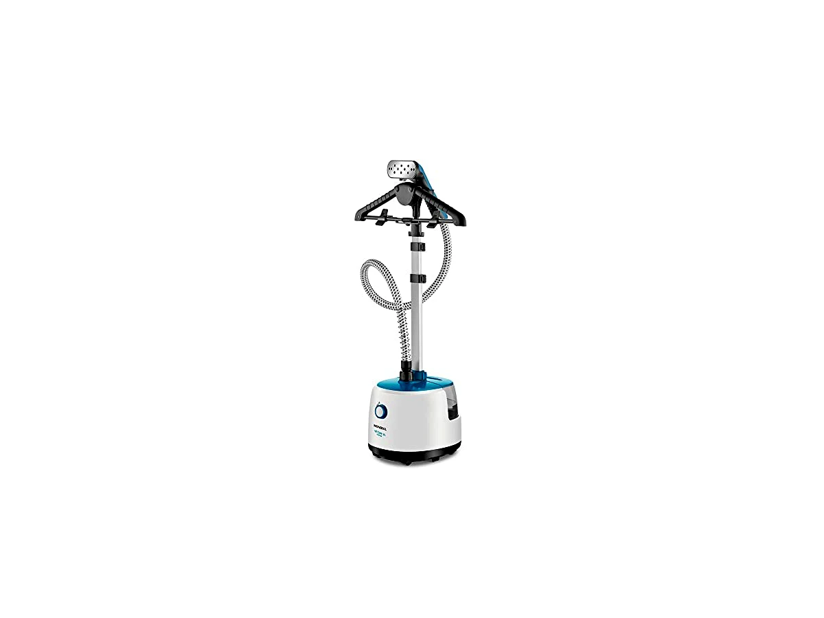 Revisão Passadeira a Vapor Vertical Mondial VIP Care VP-07 Branco/Azul 1800W: potência e segurança na medida certa para o uso diário