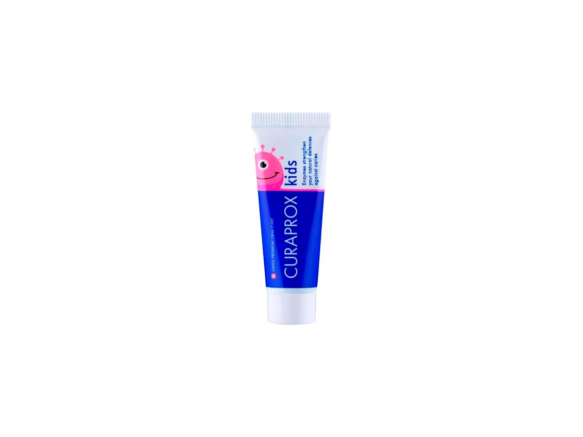 Creme Dental Infantil Curaprox Kids Sabor Melancia 1450 ppm de Flúor 60ml
