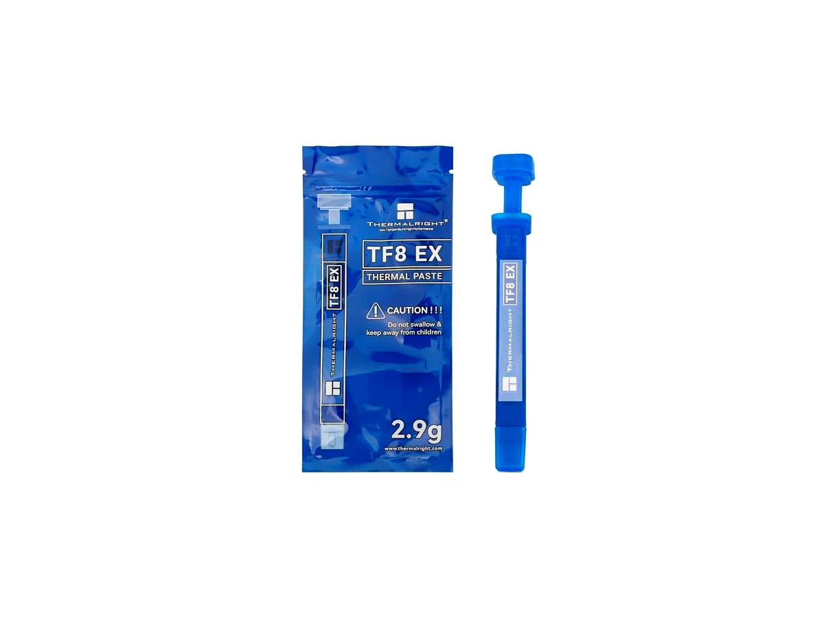 Revisão Pasta Térmica Thermalright TF8 EX 2.9g: Estética atraente, mas durabilidade comprometida