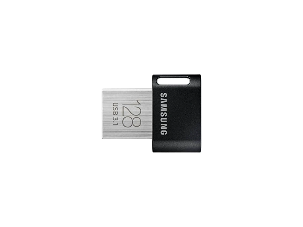 Revisão SAMSUNG Unidade flash USB FIT Plus 3.1, 128 GB, 400 MB/s, conecte e permaneça, expansão de armazenamento para laptop, tablet, Smart TV, sistema de áudio de carro, console de jogos, MUF-128AB/AM, cinza: a solução perfeita para uma expansão de memória invisível