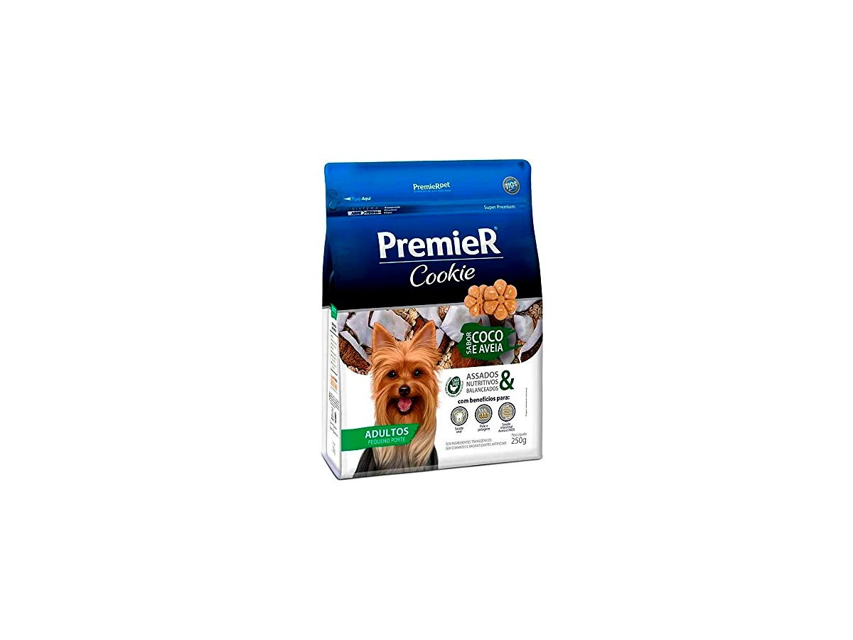 Revisão Premier Cookie Cães Adultos Raças Pequenas - Coco e Aveia 250g: a melhor escolha natural para o agrado diário