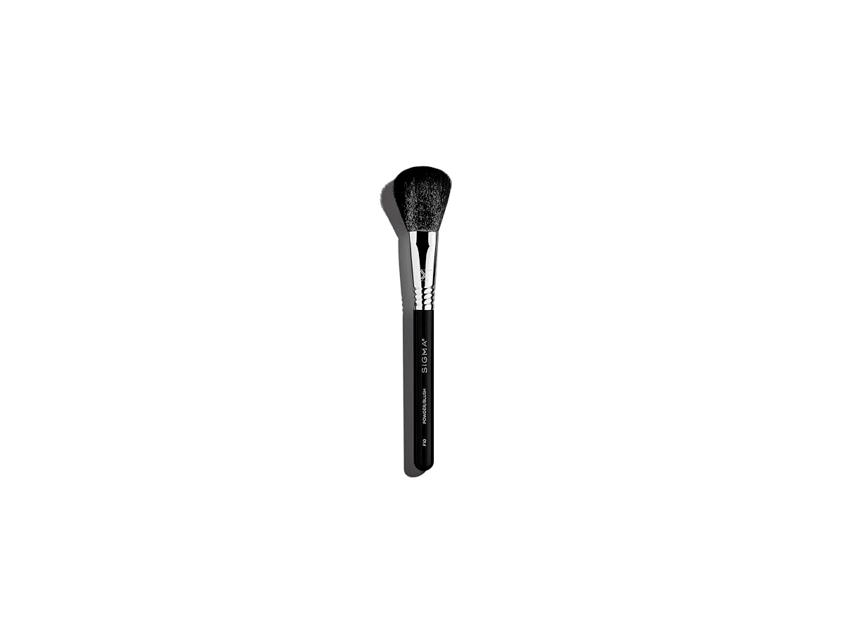 Revisão MAC Cosmetics 129S Synthetic Powder/Blush Brush: o clássico premium para acabamento impecável