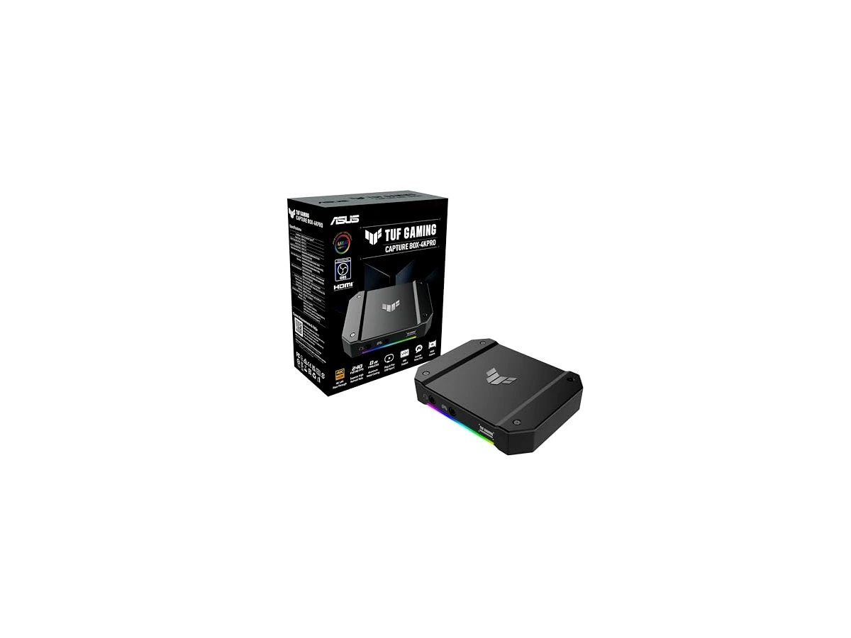 Revisão ASUS TUF Gaming Capture BOX-4KPRO (4K144, 2K144, Full HD 240 HDR Passthrough, 4K60, 2K120, Full HD 120 Capture, USB Type-C 32 Gen 2, HDMI 21, VRR suportado, escala on-board, certificado para OBS): durabilidade premium e alívio para o processador em lives longas