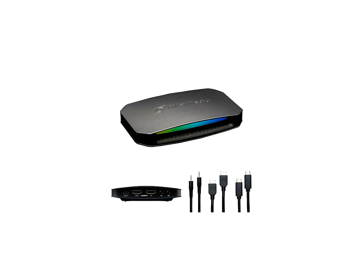 Revisão AVerMedia Placa de captura 4K60 com HDMI 2.1, baixa latência, 4K144/4K120 Passthrough, dispositivo de captura de jogos para PS5, PS5 Pro, Xbox, Switch, streaming on Twitch, OBS para Mac e PC, GC553G2: a melhor escolha externa para integrar o áudio do chat de forma nativa