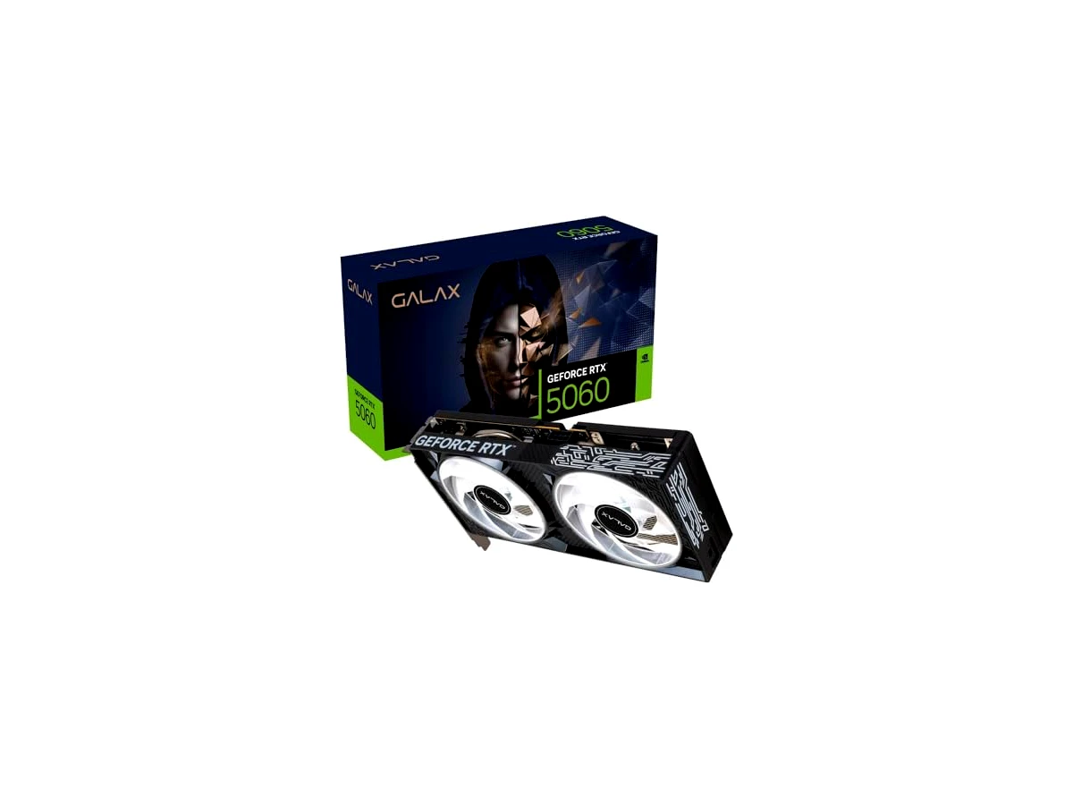 Revisão Placa de Vídeo GALAX Nvidia GeForce RTX 5060 1-Click OC V2 8GB GDDR7: a melhor porta de entrada para jogos em 1080p