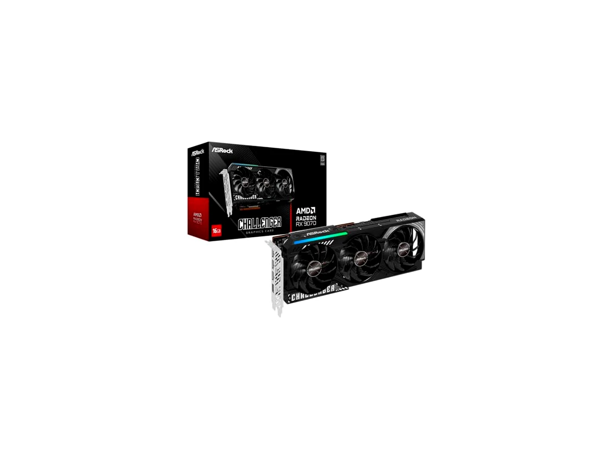 Revisão Placa de Vídeo ASRock Radeon RX 9070 Challenger 16GB GDDR6 256 Bits – Alto Desempenho para Games e Criação: O campeão do custo-benefício em 1440p sem firulas visuais