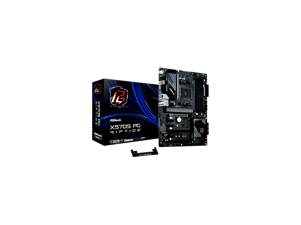 Revisão Asrock Placa mãe X570S PG Riptide AMD X570 AM4 Ryzen DDR4 5000+ (OC) MHz 128 GB ATX SATA3 6,0 Gb/s: o auge da conectividade para armazenamento na plataforma AM4