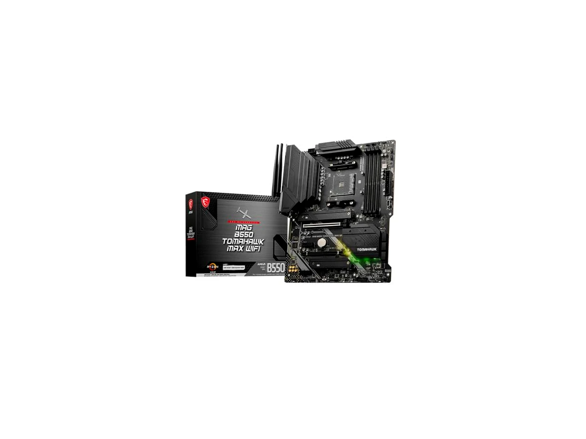 Revisão MSI MAG B550 Tomahawk MAX WiFi Gaming Placa-mãe (AMD AM4, DDR4, PCIe 4.0, SATA 6Gb/s, M.2, USB 3.2 Geração 2, HDMI/DP, ATX, Wi-Fi 6E, processadores AMD Ryzen série 5000), Modelo: 9B13-144-540: resfriamento brutal para extrair o máximo do seu Ryzen