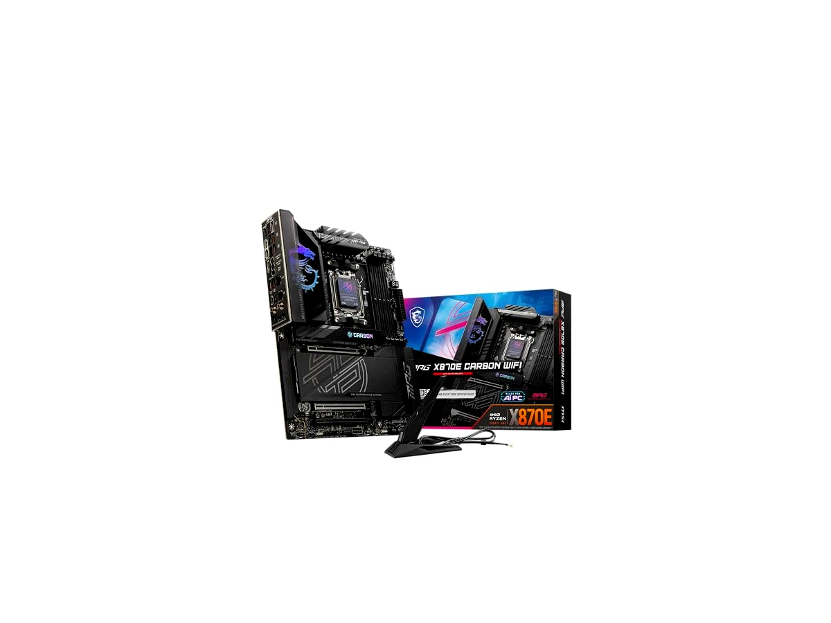 Revisão MSI Placa-mãe para jogos MPG X870E Carbon WiFi (processadores AMD Ryzen 9000/8000/7000, AM5, DDR5, PCIe 5.0, M.2 Gen5, SATA 6Gb/s, USB 40Gbps, HDMI, Wi-Fi 7, Bluetooth 5.4, LAN de 5 Gbps, ATX): a ponte perfeita entre o extremo e o racional no soquete AM5