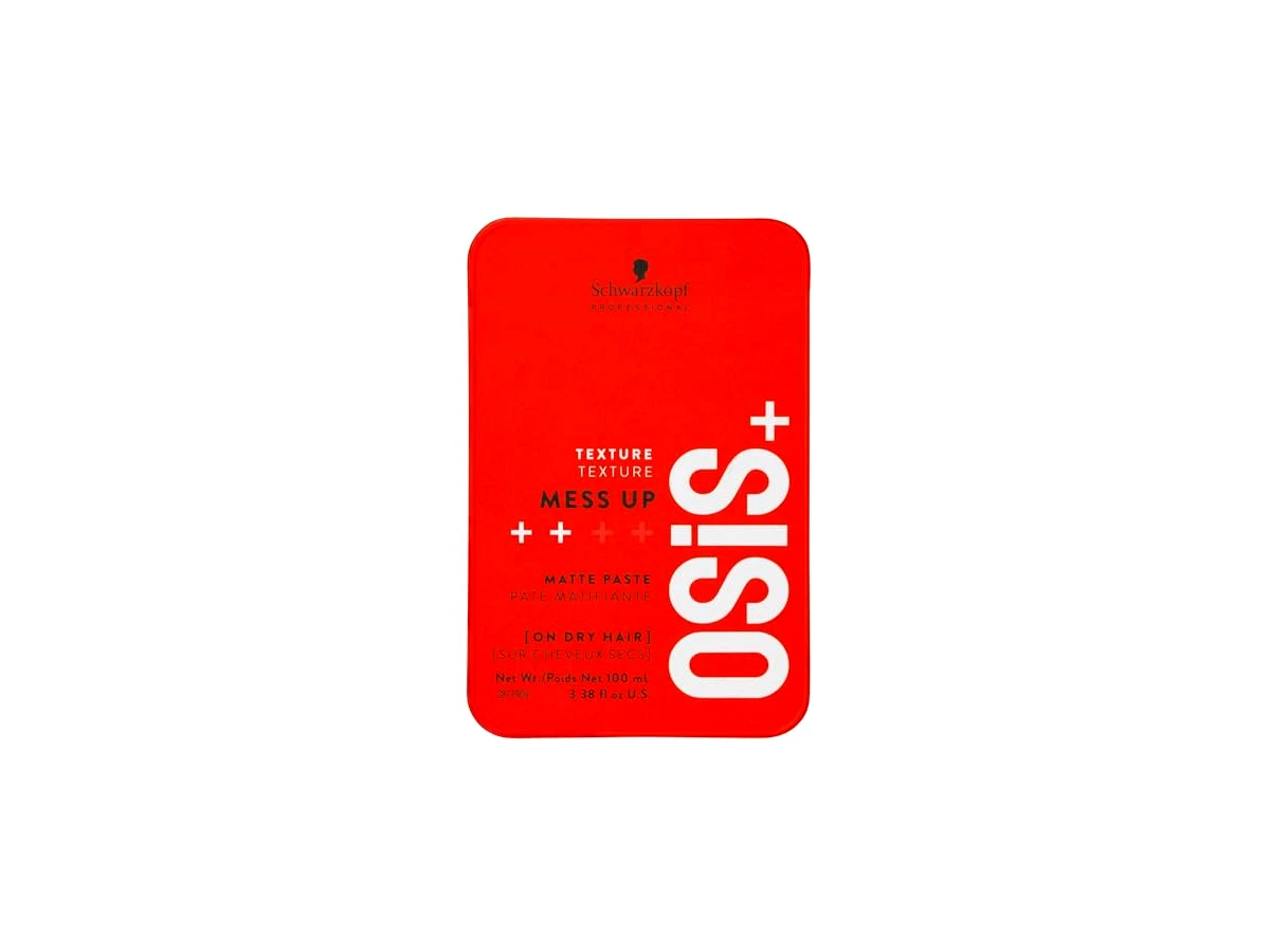 Revisão Schwarzkopf Professional Osis+ Mess Up Matte Paste: a melhor escolha para estilos bagunçados e texturas naturais