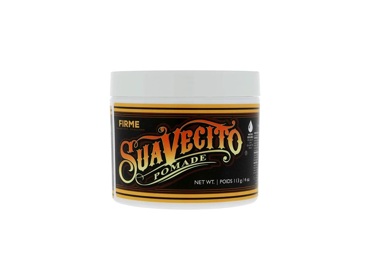 Revisão Suavecito Pomade Firme (Strong) Hold: fixação extrema com remoção inteligente