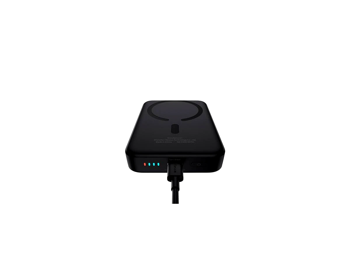 Revisão Baseus Magnetic Wireless Portable Charger, 10000mAh Battery Pack with USB C Cable PD 20W Magnetic Power Bank, for MagSafe, for iPhone 15/14/13/12 Series, Black: O campeão do custo-benefício em recargas com fio