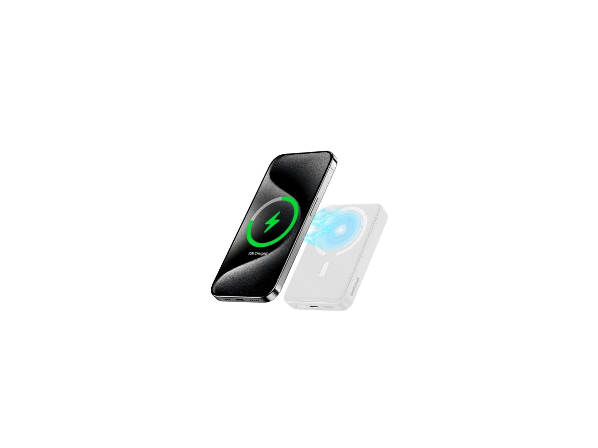 Revisão Carregador Portátil MagSafe Power Bank, Baseus Wireless Magnético com Cabo Tipo-C 20W PD Carregamento Rápido (Preto, Milliamp Hours, 10000): o equilíbrio entre praticidade magnética e velocidade via cabo