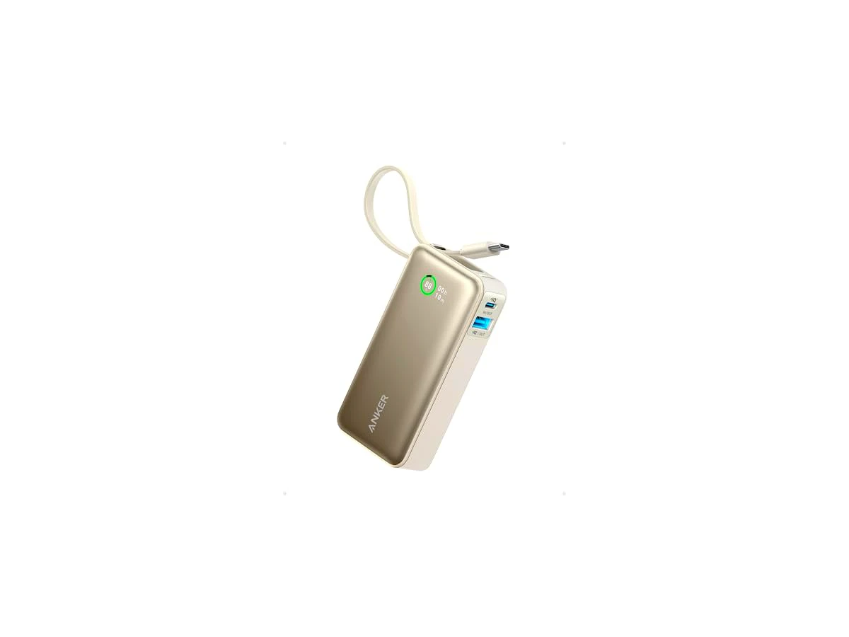 Revisão Anker Nano Power Bank, Carregador Portátil de 10.000 mAh com Cabo USB-C Integrado, Saída Máxima de 30W, para iPhone 17/16/15, Samsung, Xiaomi, MacBook, AirPods e Mais, Branco: a melhor opção de bolso para o dia a dia
