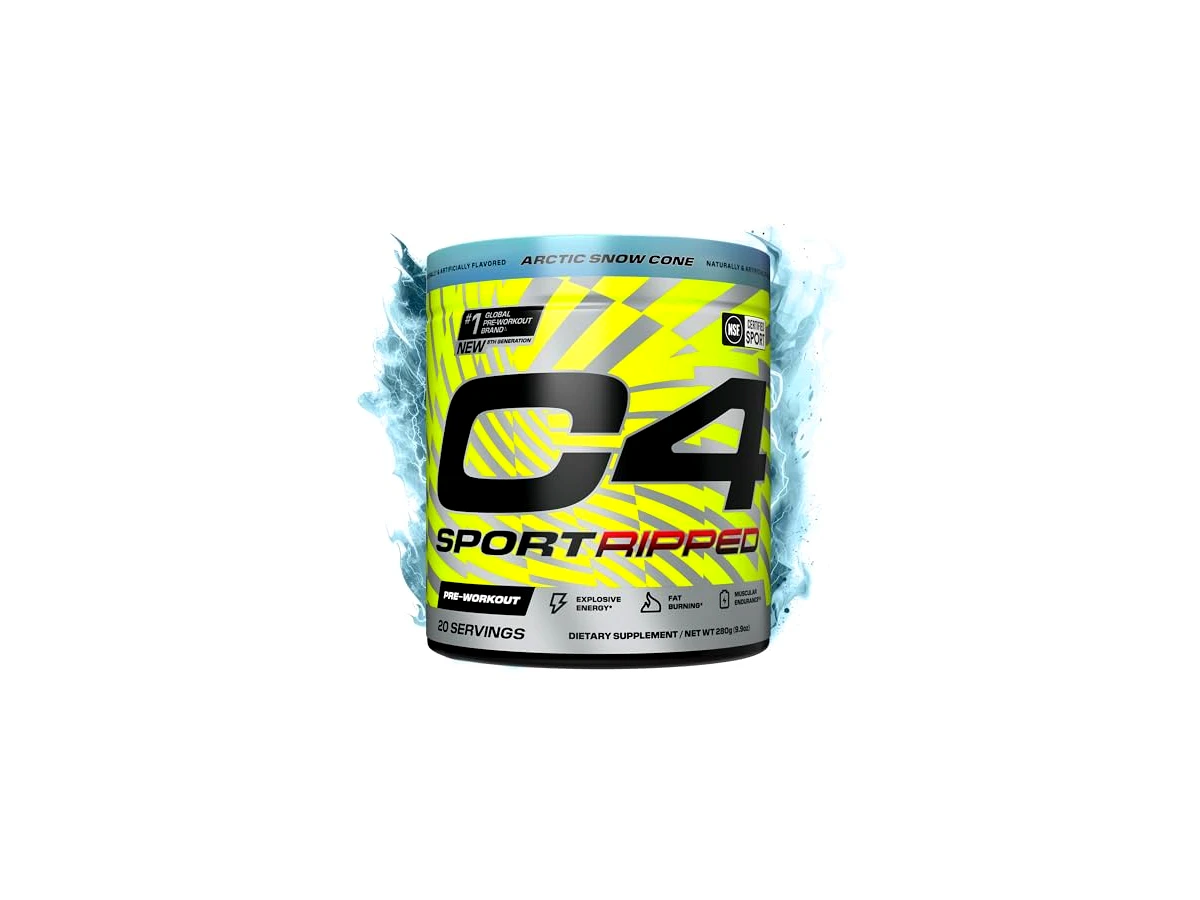 Revisão C4 Ripped Pré-Treino Termogênico 120g Sabor Fruit Punch - Cellucor: a melhor escolha para suar a camisa no cutting
