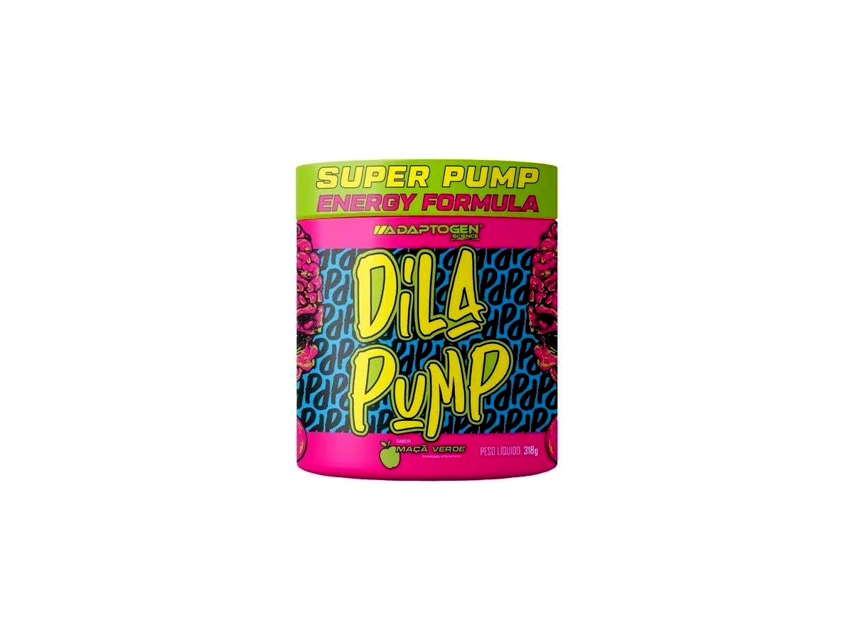 Revisão Pré-Treino Dila Pump Stim-Free Sabor Maçã Verde 318g - Adaptogen Science: hiper-hidratação e pump pelo melhor preço do mercado
