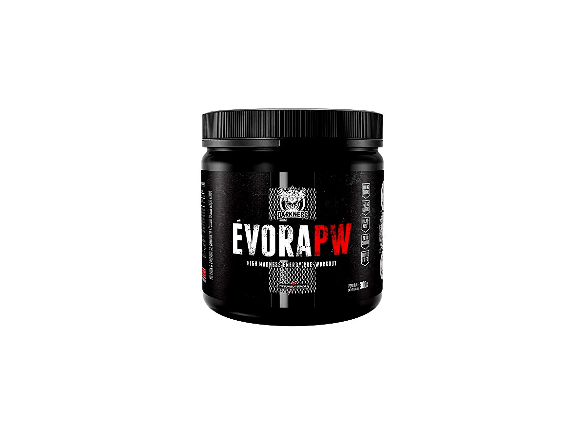 Revisão Integralmédica Évora PW Darkness - Sabor Uva (300g): energia limpa e alto rendimento sem ingredientes inúteis