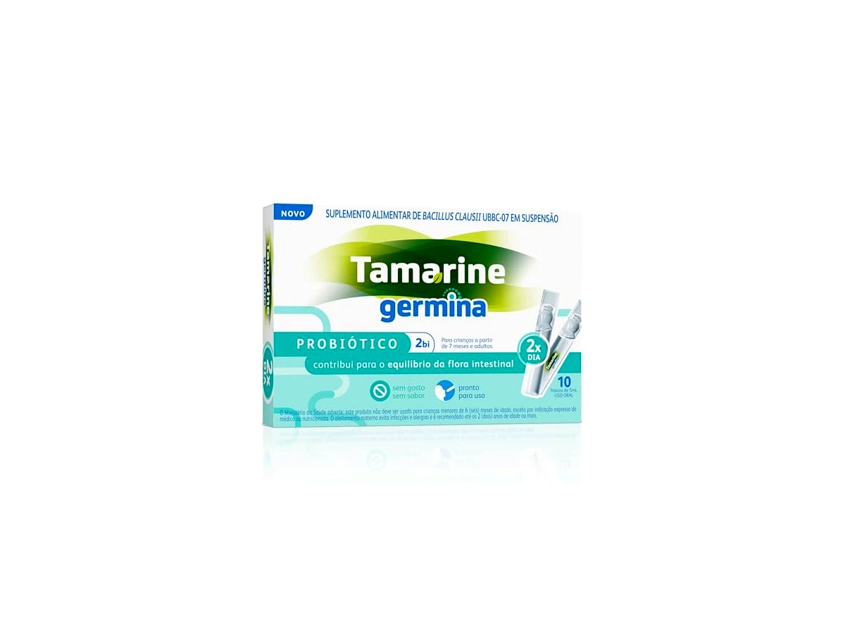 Revisão Probiótico Germina 2BI Tamarine Sem Sabor 10 Frascos de 5ml - Tamarine: A opção mais barata e prática para emergências intestinais