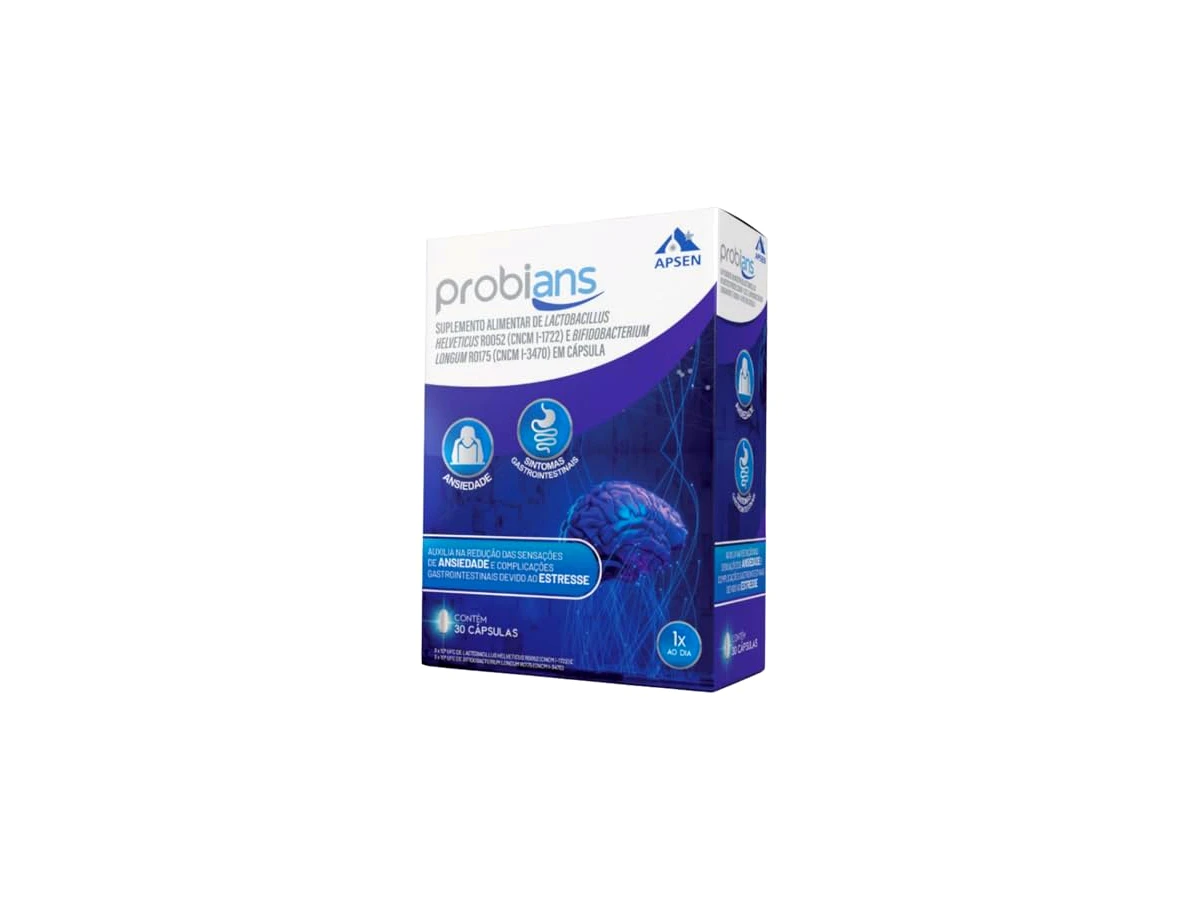Revisão Aché Probians Lactobacillus helveticus R0052 e Bifidobacterium longum R0175 30 Cápsulas: o aliado certo para o eixo cérebro-intestino