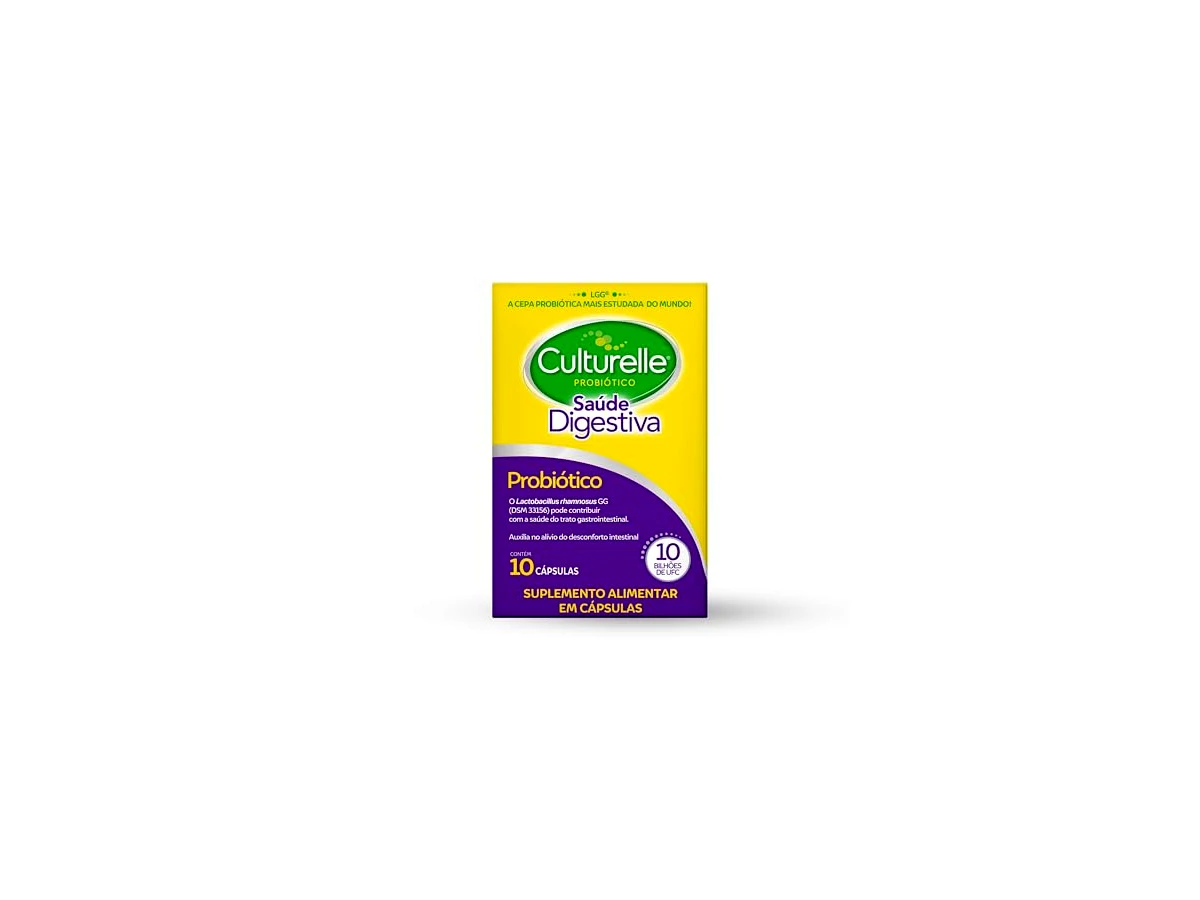 Revisão Culturelle Saúde Digestiva Lactobacillus rhamnosus GG 10 Bilhões UFC 30 Cápsulas: o peso-pesado premium contra inchaço e gases