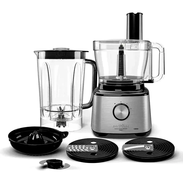 Revisão Multiprocessador Britânia 5 em 1 1300W BMP2000: o verdadeiro trator para grandes volumes