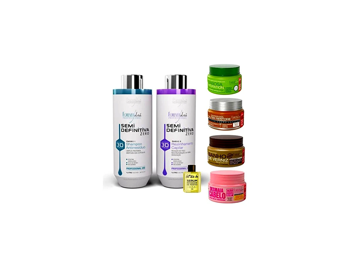 Revisão Forever Liss Professional Escova Progressiva Semi Definitiva 3D Zero Formol Passo Único 1 Litro: Controle de volume seguro e sem fumaça