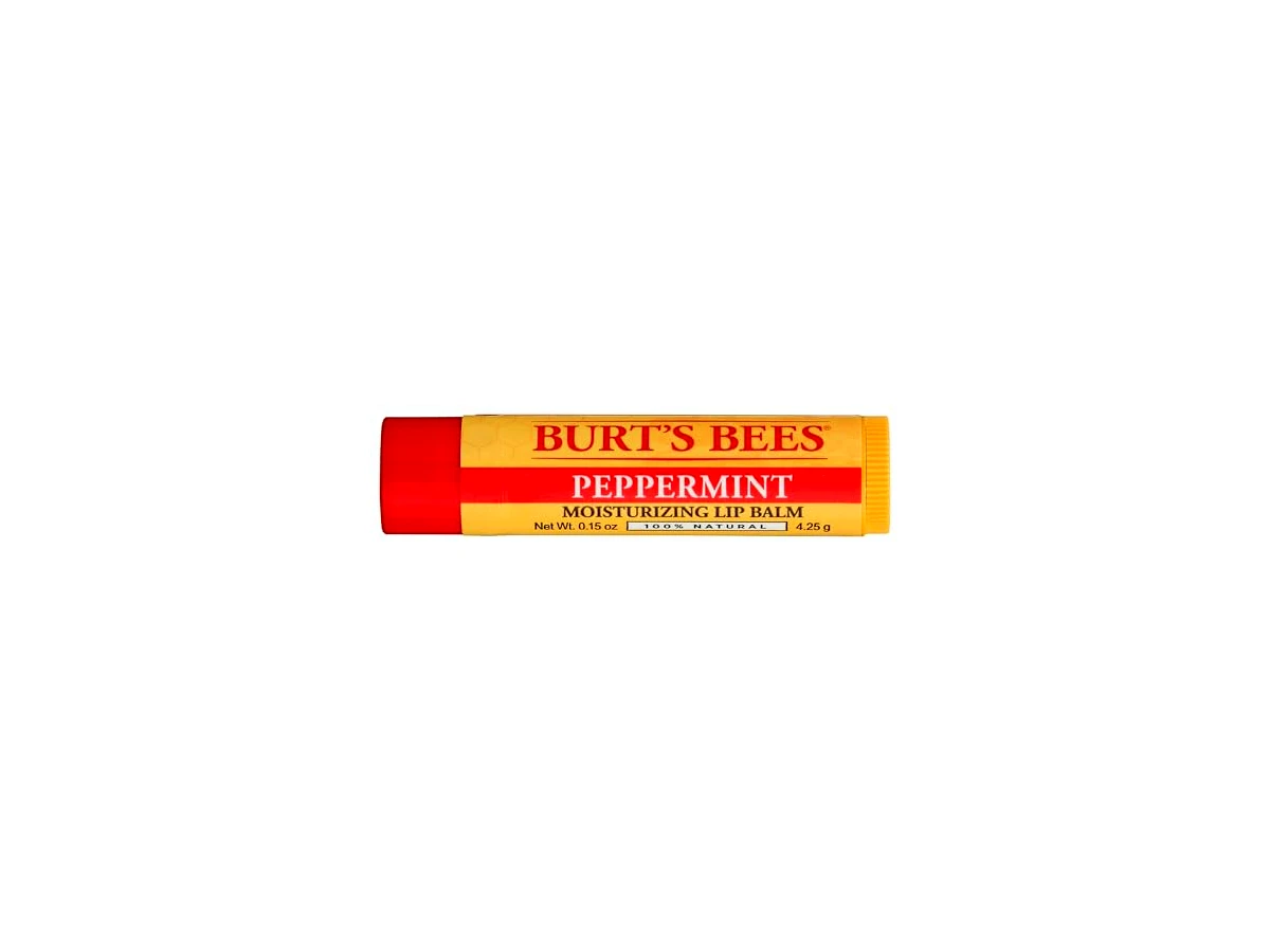 Revisão Burt's Bees 100% Natural Origin Beeswax Lip Balm with Vitamin E & Peppermint 4.25g: hidratação densa e natural com acabamento fosco