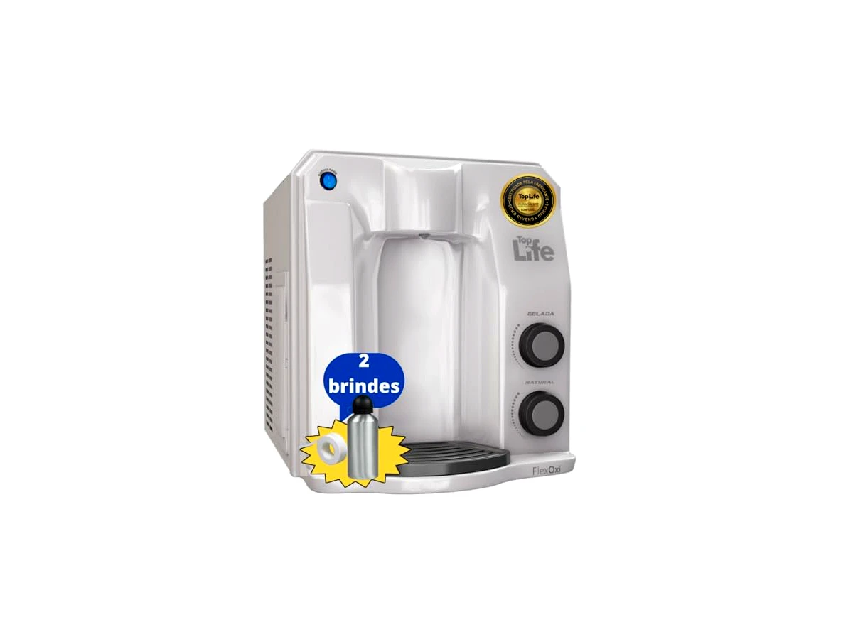 Revisão Filtro Purificador Água com Super Ozônio Gelada Compressor Bactericida Flex Oxi - Top life: refrigeração potente e limpeza eficiente