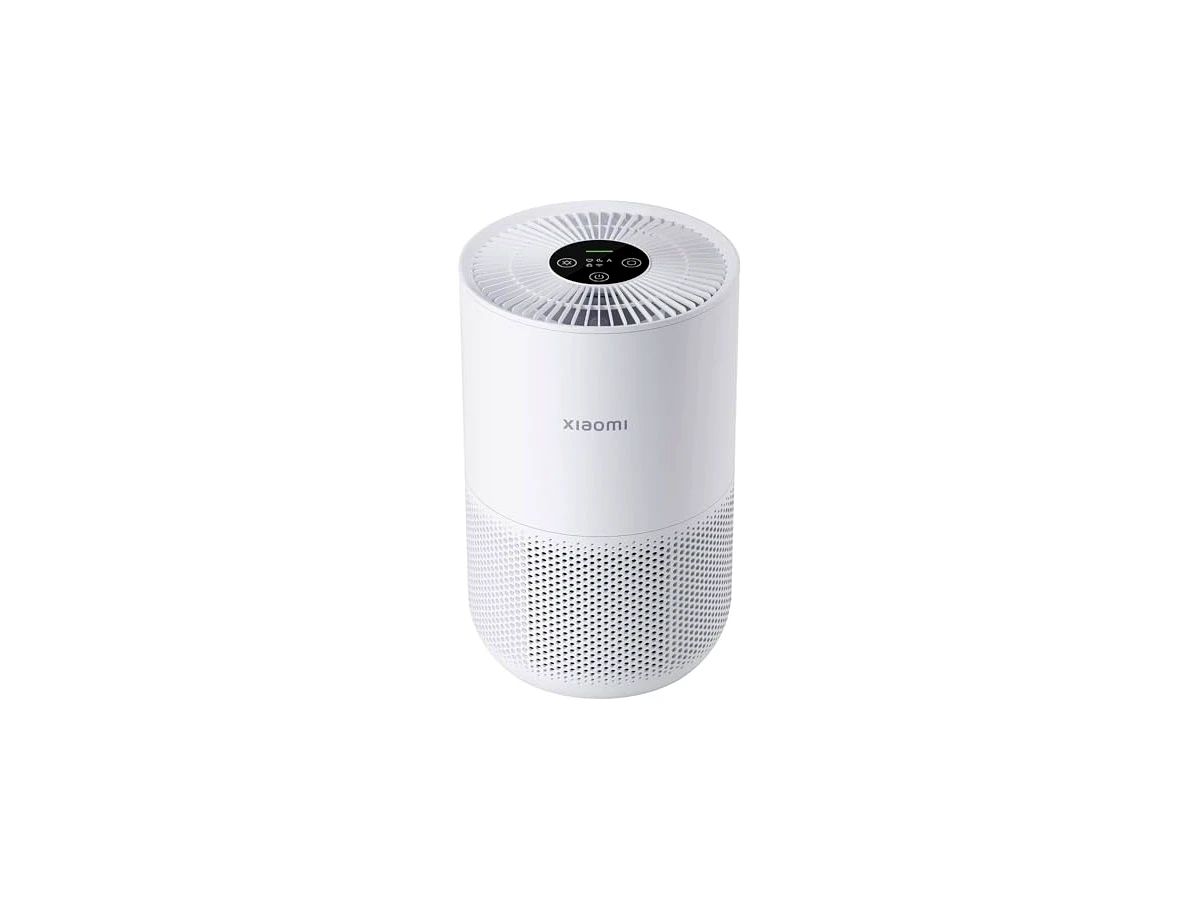 Revisão Xiaomi Smart Air Purifier 4 Compact Air Purifier (elimina até 99, 97% de pêlos de animais, poeira, vírus e aerossóis: PCADR 230 m³/h, FCADR 76 m³/h, ideal para controle de aplicativos e voz), AC-M18: discrição e silêncio absoluto para mesas de cabeceira