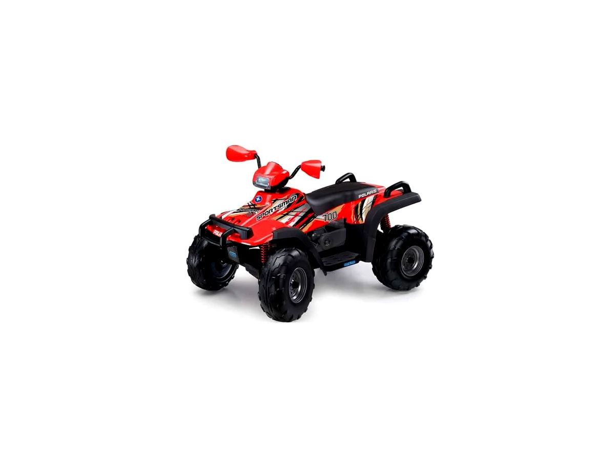 Revisão Quadriciclo Elétrico Peg Perego Polaris Sportsman 700 Twin 12V: espaço real e segurança para duas crianças dividirem o passeio