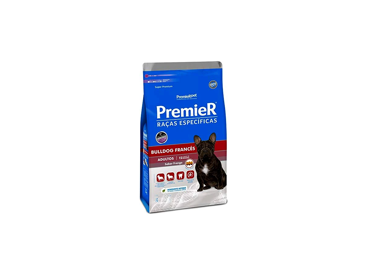 Ração PremieR Pet Raças Específicas Bulldog Francês Cães Adultos - 2,5kg