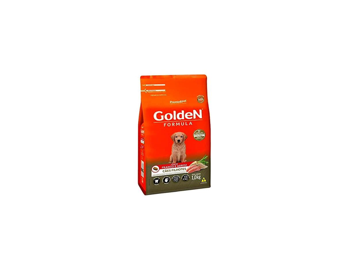 Ração Seca PremieR Pet Golden Fórmula para Cães Filhotes Sabor Frango e Arroz - 15kg
