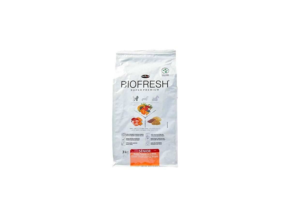 Ração BioFresh Super Premium para Cães Idosos de Raças Pequenas e Minis - 3kg