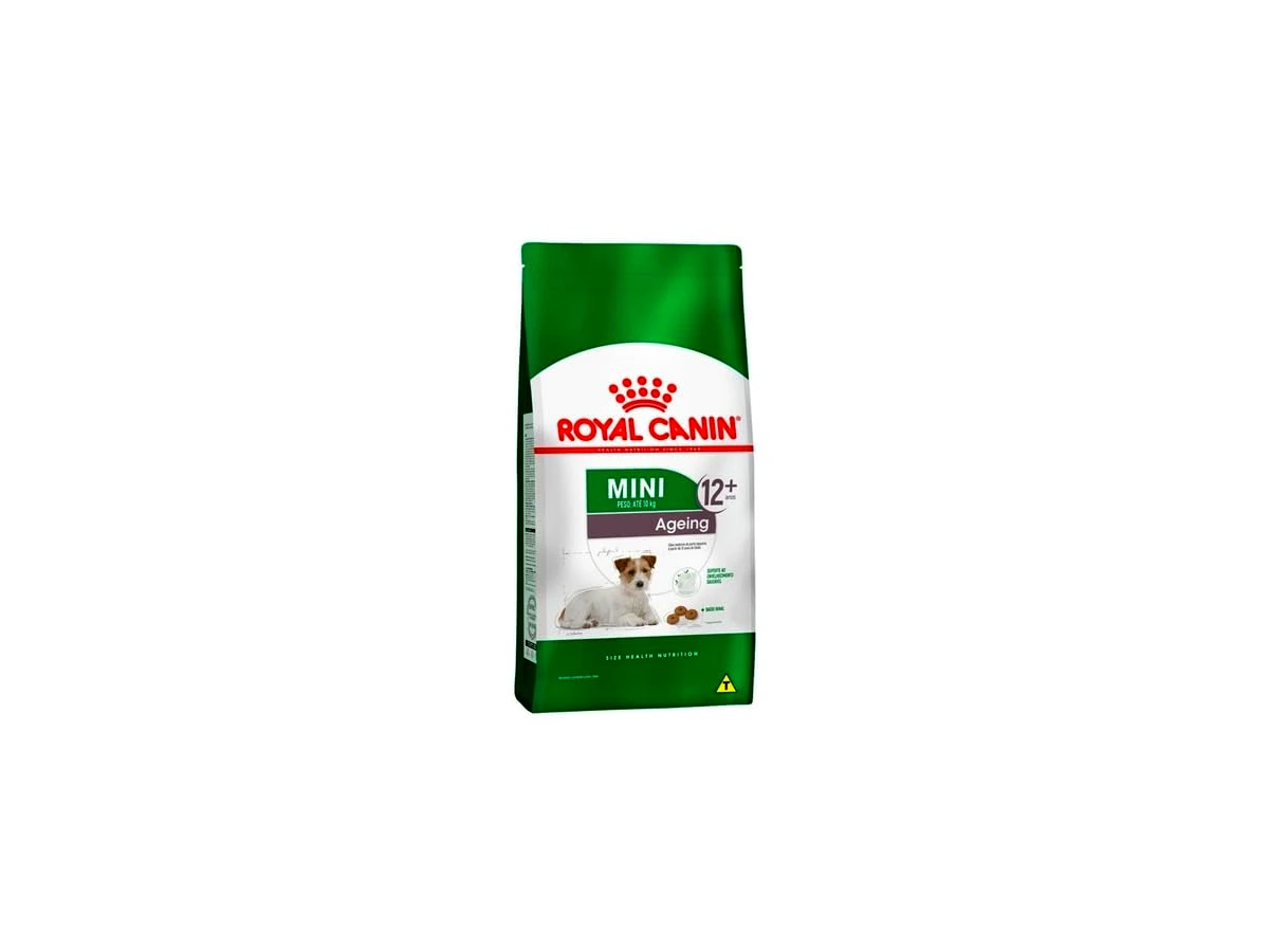 Ração Royal Canin Size Health Nutrition Mini Ageing 12+ para Cães Idosos de Porte Pequeno - 2,5kg