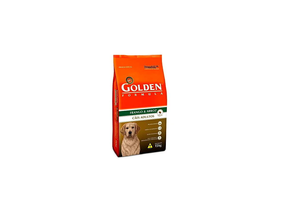 Ração Golden Formula para Cães Adultos Sabor Frango e Arroz - 15kg