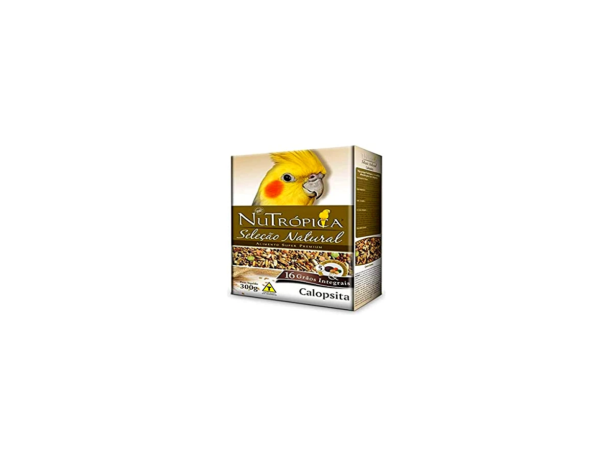 Revisão NuTrópica Seleção Natural Calopsita - 300 g: a ponte mais segura entre o vício em sementes e a nutrição extrusada