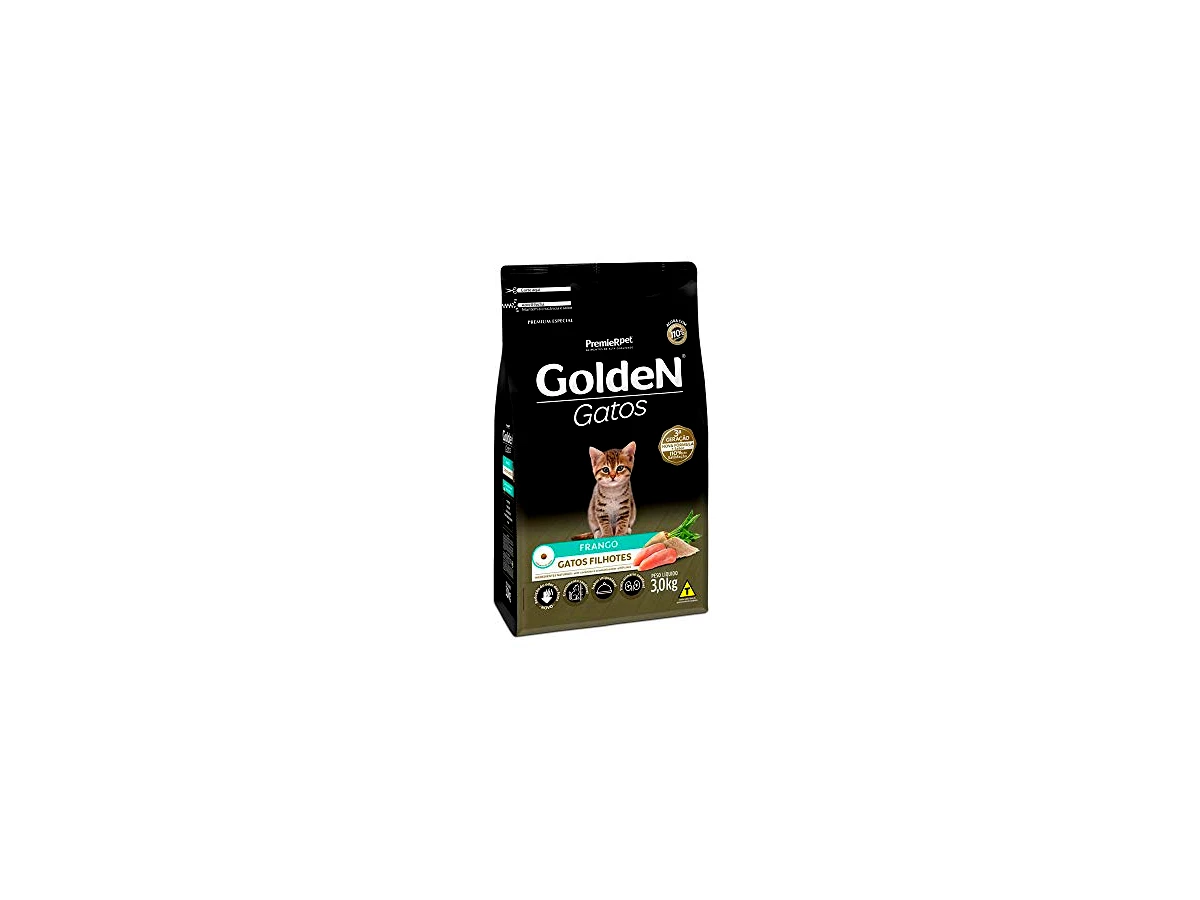 Revisão Ração Golden Gatos Filhotes Sabor Frango - 3kg Premier Pet: O melhor custo-benefício para a nutrição básica