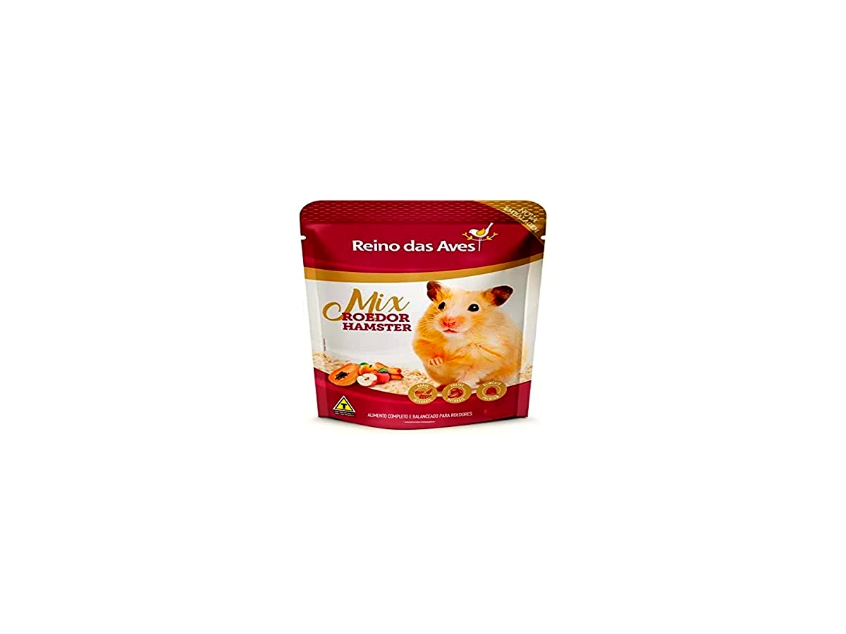 Revisão Ração Para Roedores Gold Mix Hamster 500g Reino Das Aves: ideal para enriquecimento lúdico, mas perigosa como dieta principal