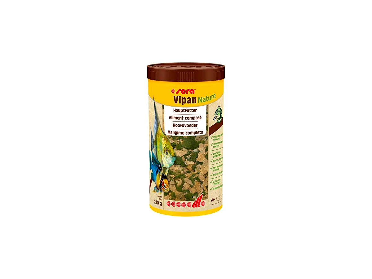 Revisão Sera Vipan 210G: nutrição limpa e natural para peixes de superfície