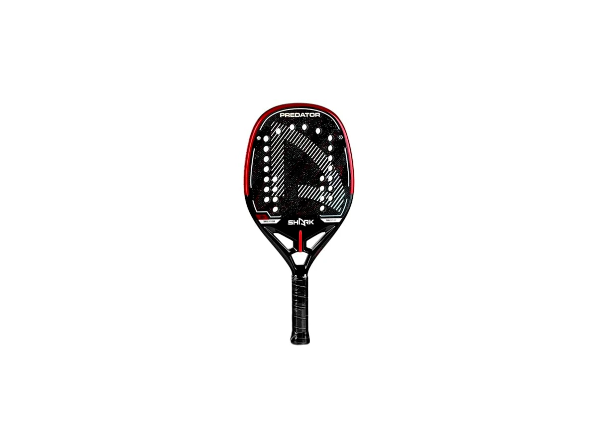 Revisão Raquete de Beach Tennis Shark Predator 2026 Full Carbon 3K: Agilidade na rede e proteção extra para o braço