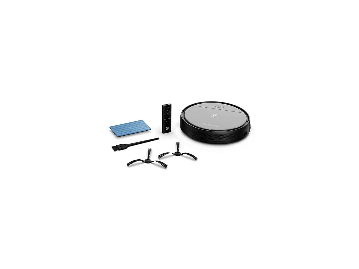 Revisão Electrolux Aspirador de po robo 2h20min controle remoto bateria longa duração automatico varre aspira passa pano ERB20 bivolt preto sensor antiqueda: o básico funcional para espaços apertados