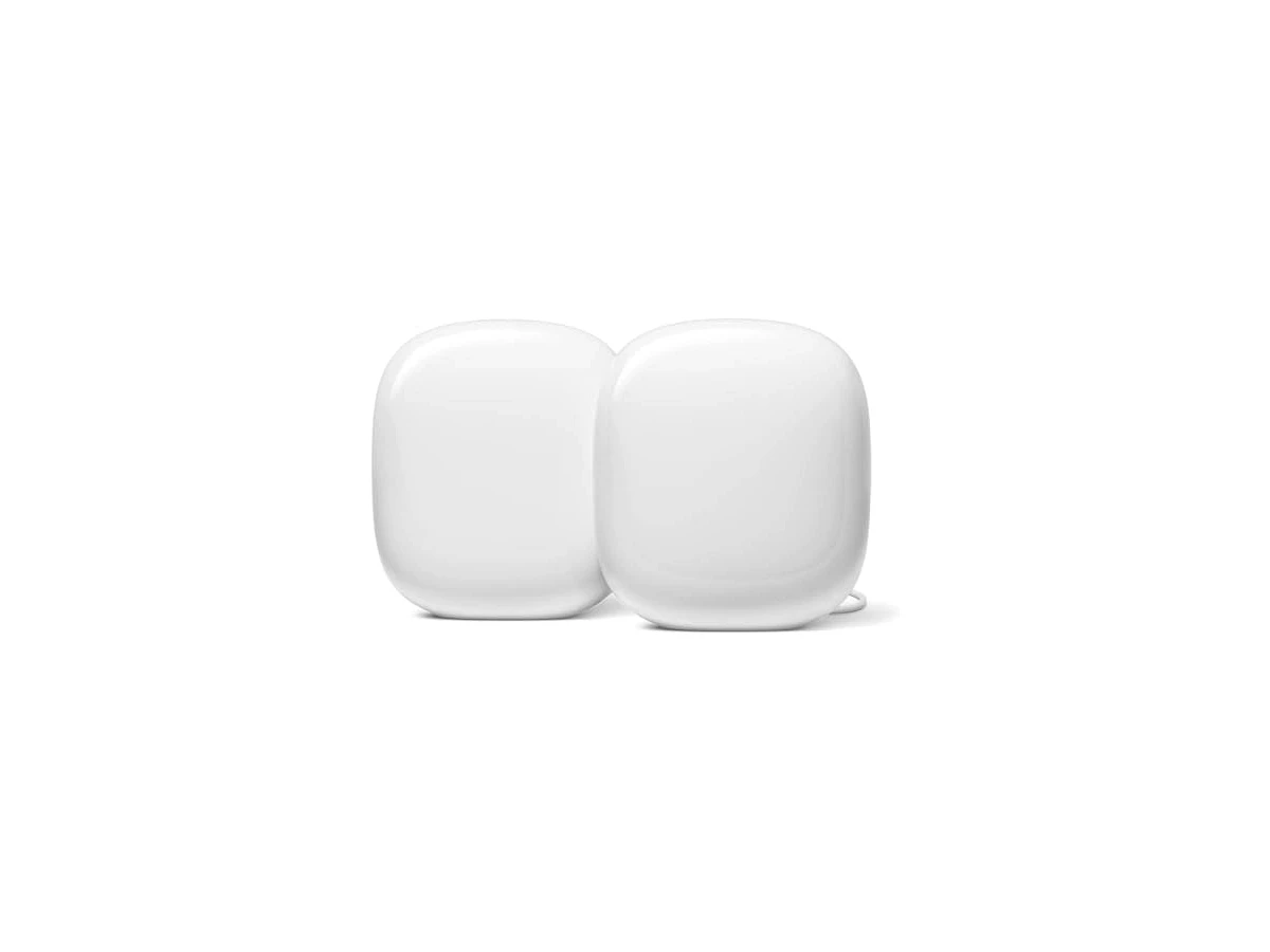 Revisão Google Nest WiFi Pro - Wi-Fi 6E - Sistema Wi-Fi doméstico confiável com velocidade rápida e cobertura de toda a casa - roteador de malha - embalagem sem varejo - pacote com 2 - neve: O cérebro minimalista para a sua casa inteligente